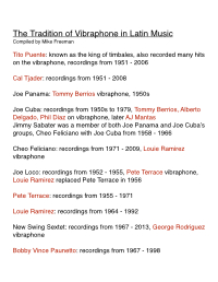 vibraphone-in-latin-music